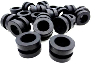 Ojal de goma - Se adapta a orificio de 1/2", panel de 1/8", identificación de 3/8" - ¡Ajuste perfecto de alta calidad! - Imagen 1 de 12