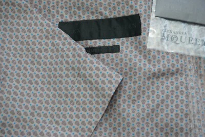 Abrigo deportivo Alexander Mcqueen rosa azul punto calavera patrón algodón claro 46 36 NUEVO Foto 1 de 4