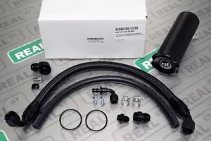 PHR Deluxe Power Steering Reservoir Black Edition Kit For Supra 93-98 SC300 2JZ - Picture 1 of 9