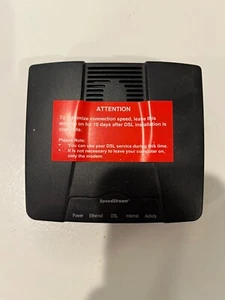 Siemens Speedstream 4100 Ethernet ADSL Modem Only-no power supply. See pics - Picture 1 of 2