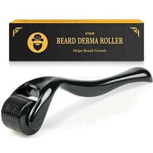 Derma Roller for Beard Hair Growth, Beard Roller for Men, 540 Titanium Microneed - Picture 1 of 3