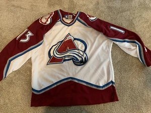 Colorado Avalanche #13 Valeri Kamensky White Starter Jersey - Picture 1 of 4