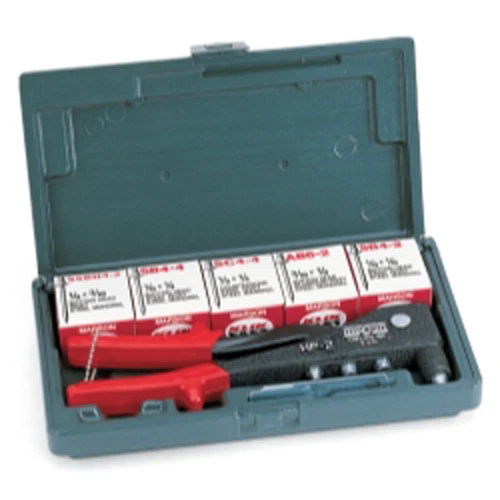 Marson 39001 Rivet Kit Hp-2 Riveter and Assorted Rivets
