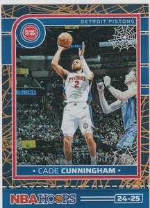 CADE CUNNINGHAM 2024-25 PANINI HAUNTED HOOPS HOLO WEBS FOIL PARALLEL #209 - Picture 1 of 2
