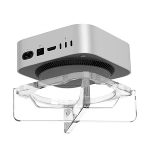 Für Mac Mini M4/M4Pro Klar Acryl Desktop Ständer mit Bequemem Zugriff - Bild 1 von 12