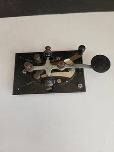 VINTAGE SIGNAL ELECTRIC J-38 US SIGNALCORPS TELEGRAPH KEY MORSE CODE - Zdjęcie 1 z 4