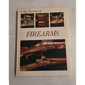 Color Treasury of Firearms Book History Guns Weapons Collectible - Imagen 1 de 6