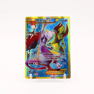 Mewtwo EX - 163/162 BREAKThrough Secret Rare Pokemon - LP/MP - Image 1 of 2
