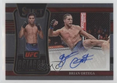 2022 Panini Select UFC Octagon Action Signatures Brian Ortega #OA-BOT Auto - Image 1 of 2