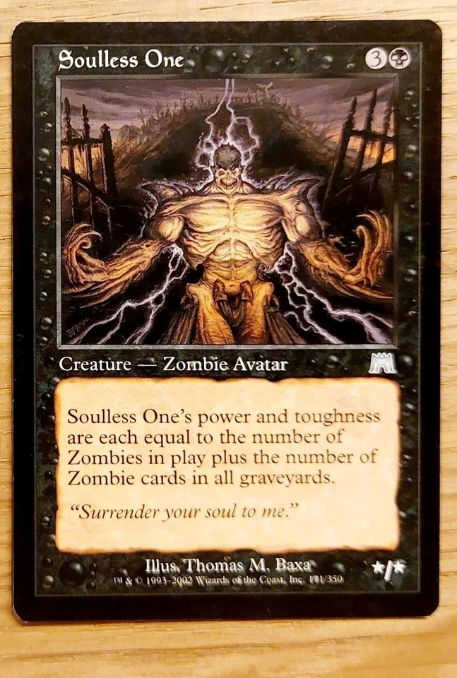 Mtg Magic: Der Seelenlose / Soulless One, English, Nearmint, Zombie Avatar - Bild 1 von 1