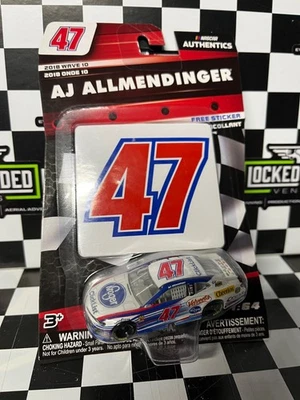 AJ Allmendinger #47 Kroger NASCAR Authentics 2018 Wave 10 Diecast New - Image 1 of 2