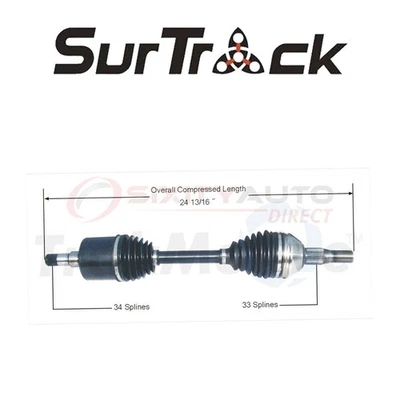 SurTrack CV Axle Shaft for 1997-1998 Oldsmobile Regency 3.8L V6 - Constant wo Foto 1 de 4