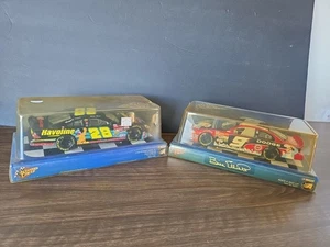 Bill Elliott #9 2002 Dodge & Ricky Rudd #28 Ford 1/24 Muppets NASCAR Diecast Car - Picture 1 of 11