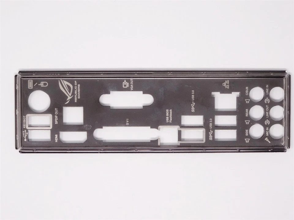 ASUS Maximus VII Hero - ATX Blende Slotblende Slotblech IO Shield (#1040) - Bild 1 von 1