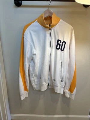 Super Cool Blanco con Acentos Amarillos Nike Rusia Raro Juegos Olímpicos Cremallera. Talla L Foto 1 de 4