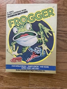 Frogger Boxed w/ Manual 1983 For Intellivision Tandyvision & Sears Super Arcade - Picture 1 of 5