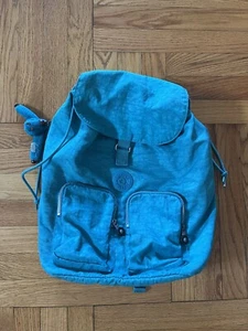 Kipling Gepäck Raychel Laptop Rucksack Farbe türkis blau Größe 16”x 14”x 6” - Bild 1 von 4