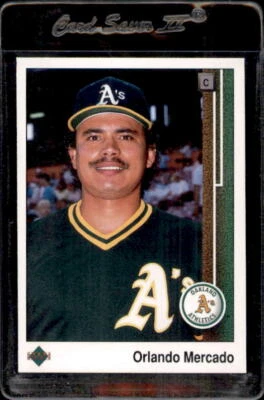 1989 Upper Deck #624 Orlando Mercado Oakland A's - Nice Card! - Image 1 of 2