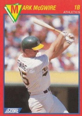 MARK MCGWIRE 1989 Score Superstars #25 - Image 1 of 2