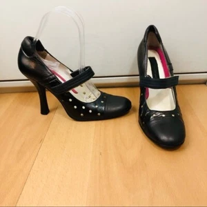 Steven by Steve Madden Leather Mary Jane Heels Pumps Size: 7 - Picture 1 of 9