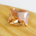 Princess 12x10mm Cut Cognac Color Cubic Zirconia Rectangular Loose Gemstone