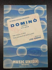 Spartito Musicale - Dominò Valzer - Nina Plante - Ed. Music Union Milano - Picture 1 of 2