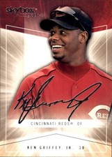 2005 SkyBox Autographics #17 Ken Griffey Jr CINCINNATI REDS