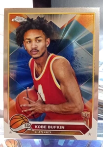 2023-24 Topps Chrome Kobe Bufkin #197 Rookie RC - Hawks - Picture 1 of 2