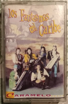 LOS FANTASMAS DEL CARIBE - CARAMELO - 1993 MEXICAN TAPE ALBUM, MERENGUE - Image 1 of 4