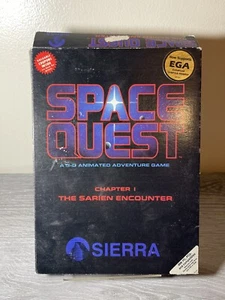 Space Quest Chapter 1 Sarien Encounter PC Game 1986 Sierra IBM - Picture 1 of 3
