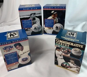 Lot 4 NIB Limited Edition Replica Baseball Autograph Babe Ruth Jackie Robinson - Picture 1 of 22