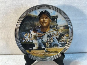 Mickey Mantle New York Yankees Bronx Bomber Bradford Exchange MLB Baseballplatte - Bild 1 von 3