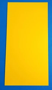 G10 MUSTARD YELLOW 1/16 .062 x 6 x 12 KNIFE / GUN HANDLE SPACER / LINER MATERIAL - Picture 1 of 2