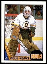 1987-88 O-Pee-Chee Doug Keans #147 Boston Bruins
