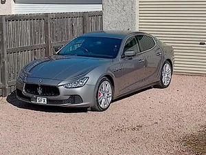2016 MASERATI GHIBLI 3.0 V6 DIESEL. MOT NOV. GREY. ROAD TAX £265pa. - Picture 1 of 13
