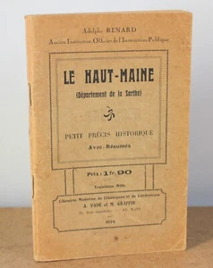 Le Haut-Maine (Département de la Sarthe) Adolphe Renard 1924 - Bild 1 von 6