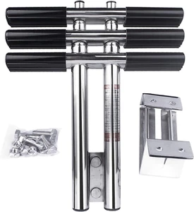 3 Step Boat Ladder, Stainless Steel Dive Boarding Ladders for Bass Fishing Boats - Picture 1 of 7