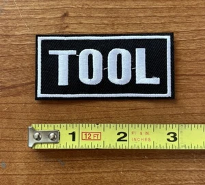 Tool Iron on Patch Embroidered Metal Band Industrial Rock - Picture 1 of 1