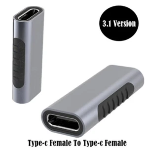 Adaptador de datos de carga de acoplador USB-C hembra a hembra 10 Gbps carga transferencia de datos - Imagen 1 de 9