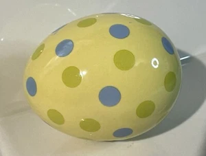 RARE! Nora Fleming Mini ~ POLKA DOT EASTER EGG ~ Retired HARD TO FIND - Picture 1 of 10