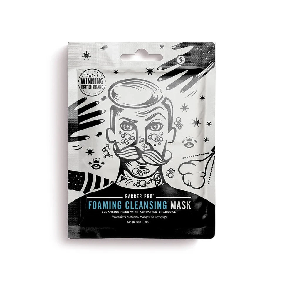 BARBER PRO Foaming Cleansing Mask (bubbling cleansing mask with activated - Image 1 of 1