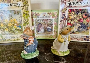 ROYAL DOULTON BRAMBLY HEDGE WILFRED TOADFLAX PRIMROSE WOODMOUSE Figurines ONLY - Picture 1 of 14