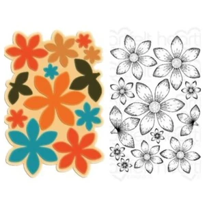 Heartfelt Creations Sun Kissed Flower Card Making Craft Daisy Die & Stamp Combo - Picture 1 of 1
