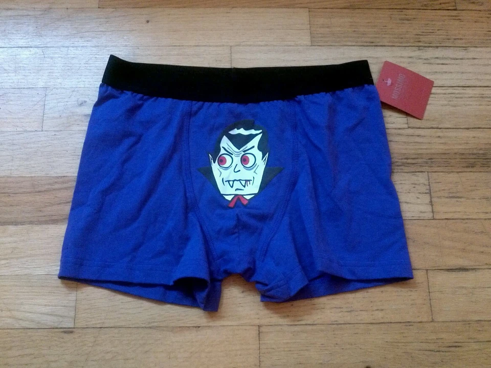 Nuevo con etiquetas Mossimo Supply Co DRACULA Hombre Calzoncillos Boxer S M L Púrpura Foto 1 de 1