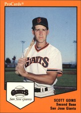 1989 San Jose Giants ProCards #438 Scott Goins