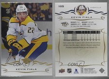 2018-19 Upper Deck Silver Foil Kevin Fiala #105