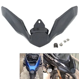 Front Fender Beak Nose Cone Extension Carbon For BMW R1200GS R1250GS 2017-2020 - Picture 1 of 7