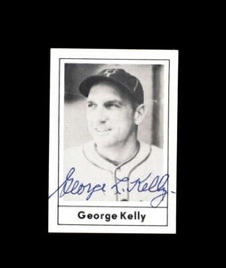 George Kelly Signed 1978 Grand Slam Brooklyn Dodgers Autograph