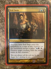 1x MTG Rare, Evil Twin, Innistrad
