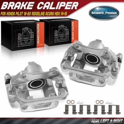 Задний левый и правый тормозной суппорт с кронштейном для Acura MDX Honda Pilot Ridgeline - Изображение 1 из 4